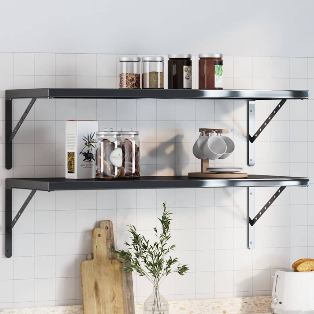 Shelf Brackets 4 Pcs Stainless Steel