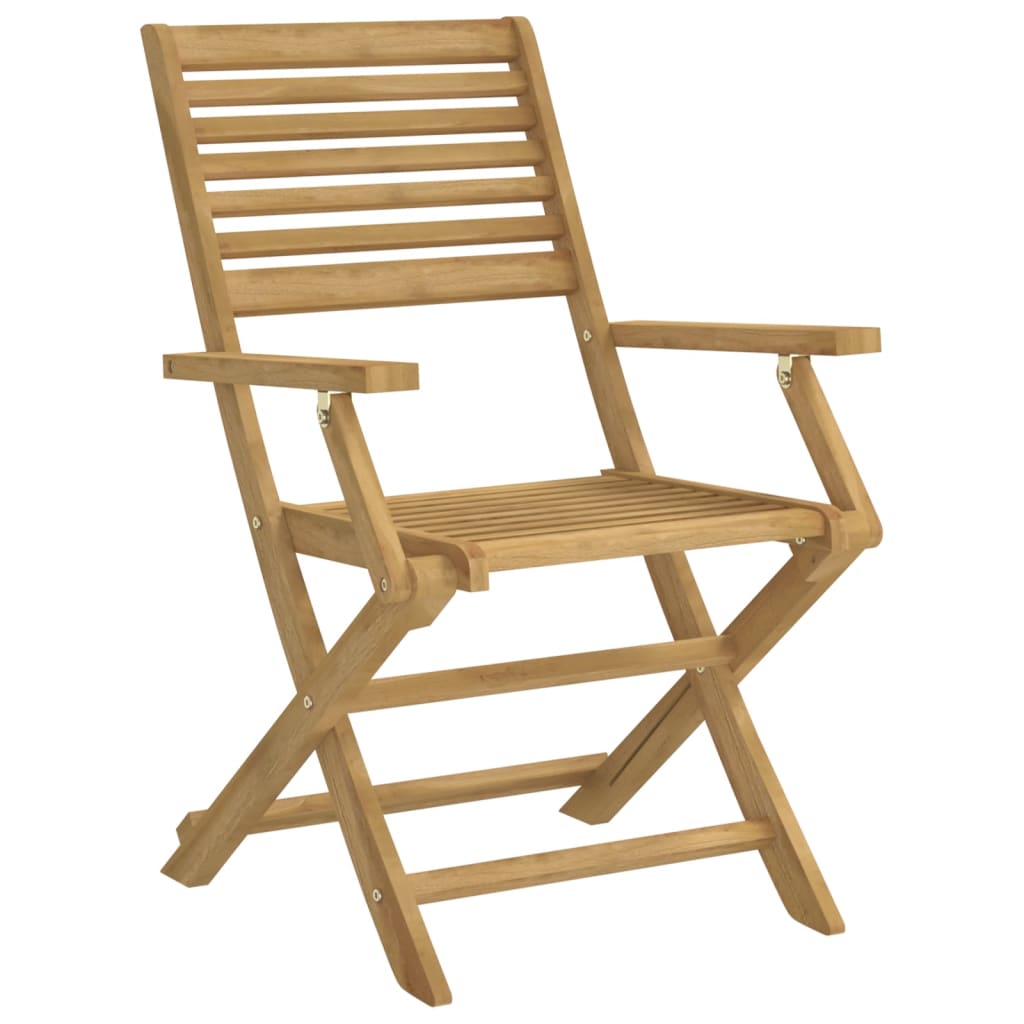 Folding Garden Chairs 8 Pcs 54.5X61.5X86.5 Cm Solid Wood Acacia