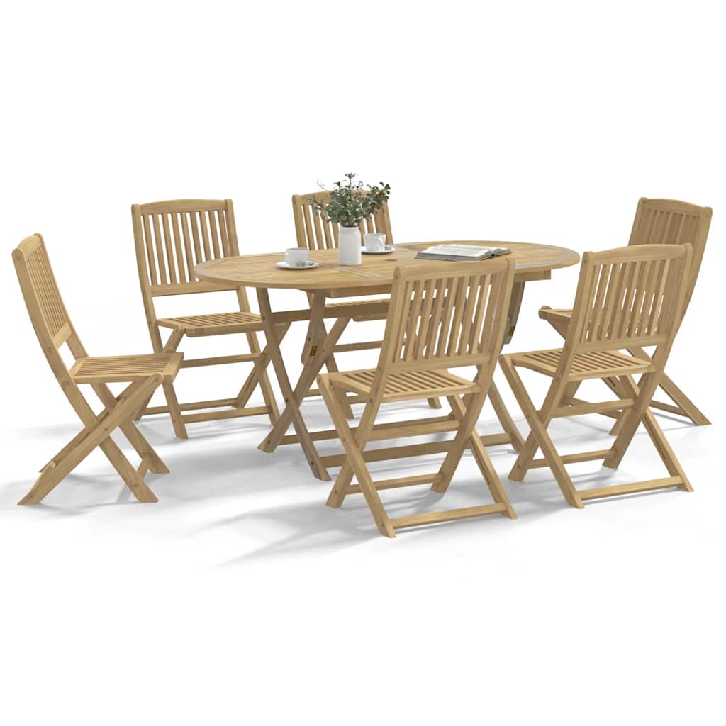 Folding Garden Chairs 2 Pcs 54X61X88 Cm Solid Wood Acacia