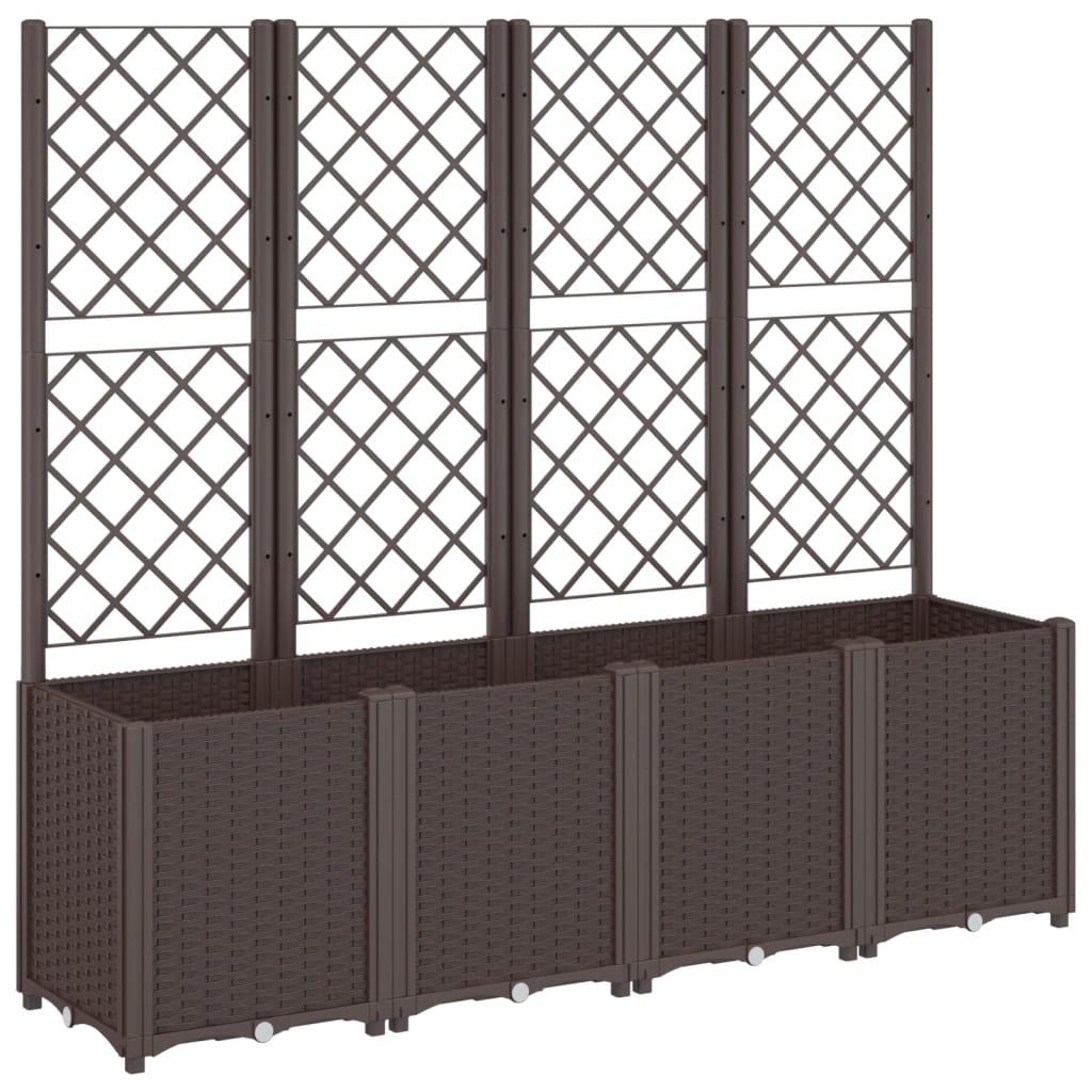 Garden Planter With Trellis Pp