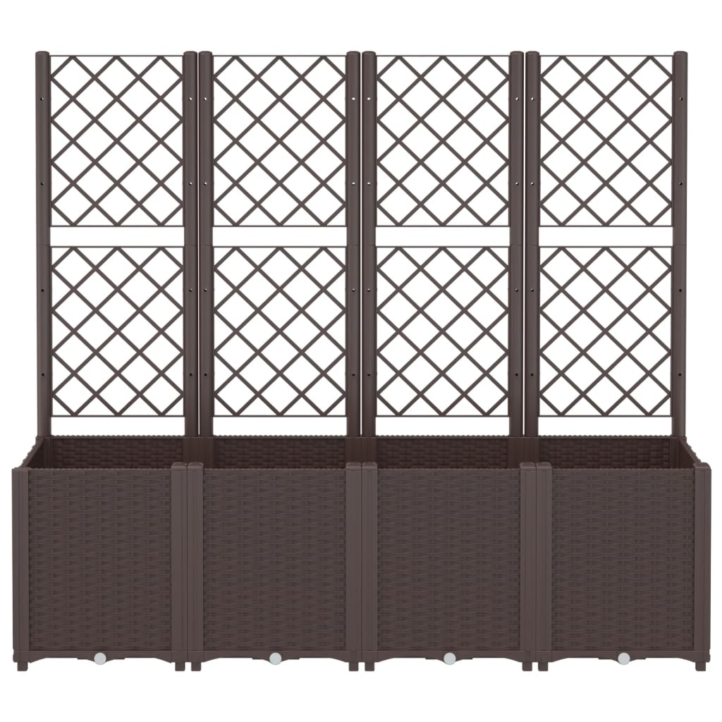 Garden Planter With Trellis Pp