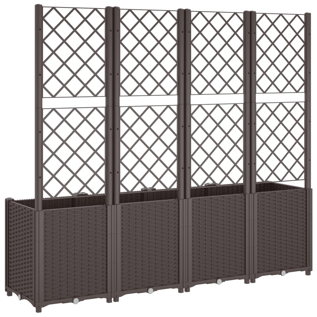 Garden Planter With Trellis Pp