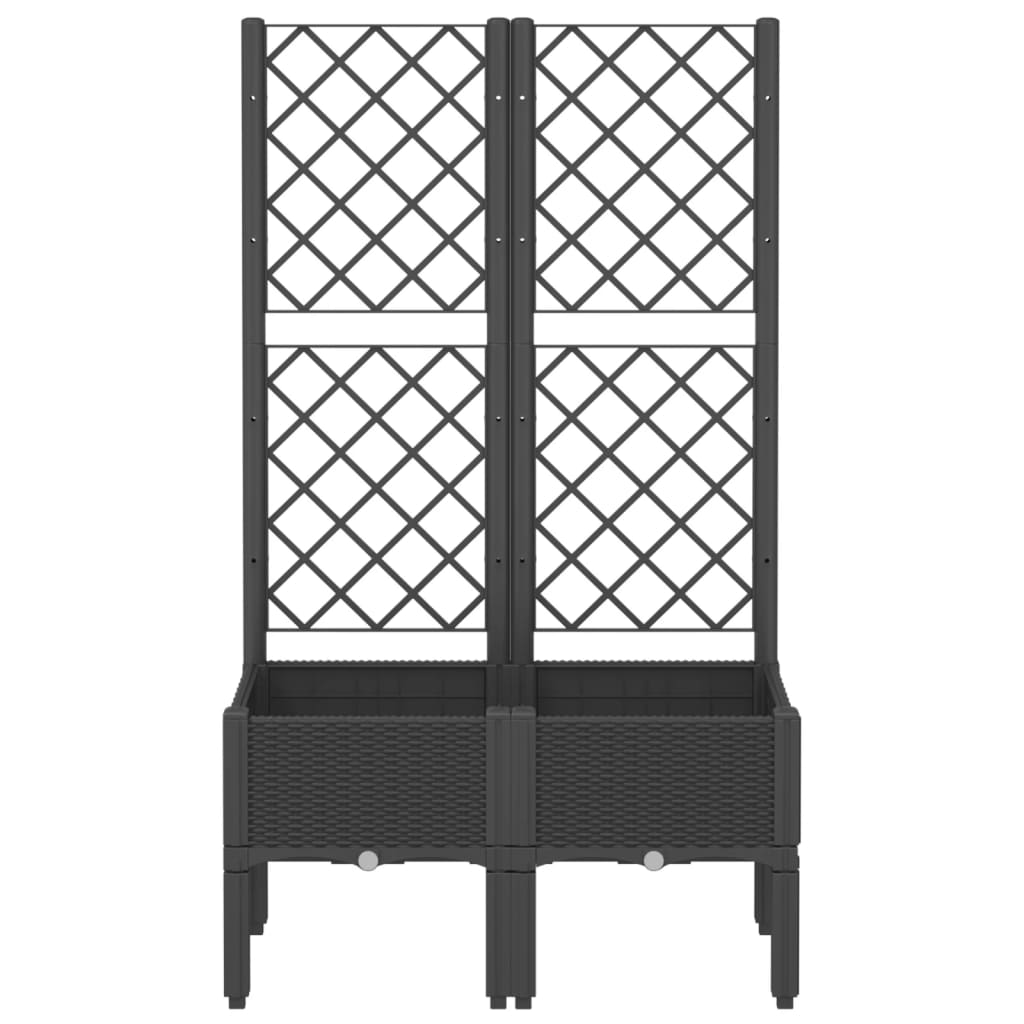 Garden Planter With Trellis Pp