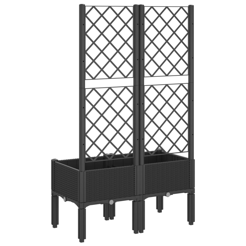 Garden Planter With Trellis Pp