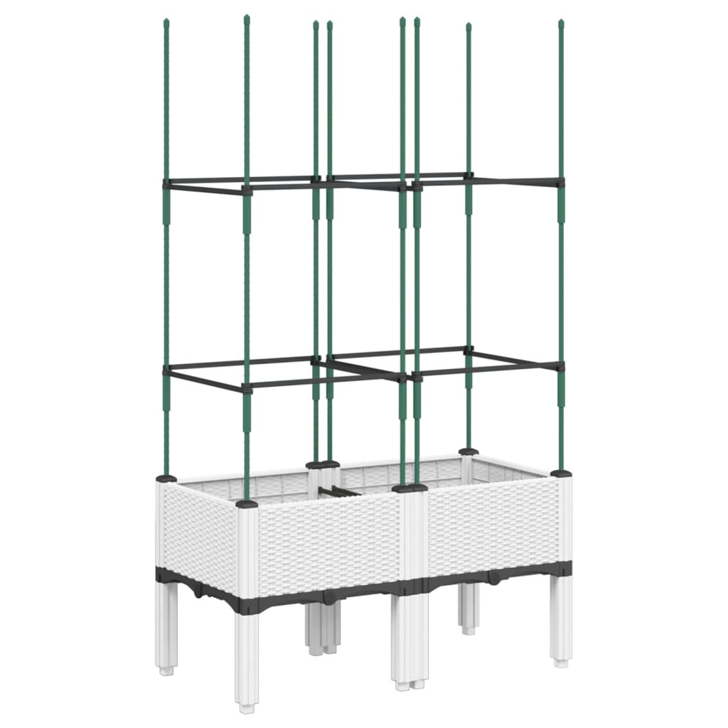Garden Planter With Trellis Pp