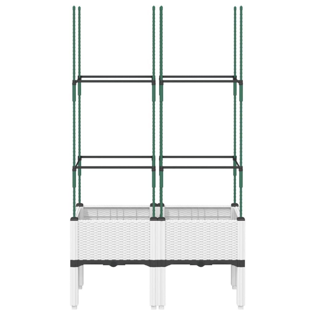 Garden Planter With Trellis Pp