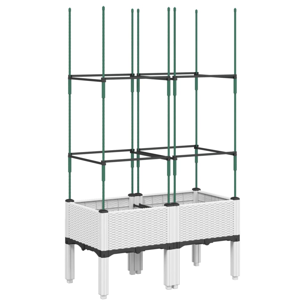Garden Planter With Trellis Pp