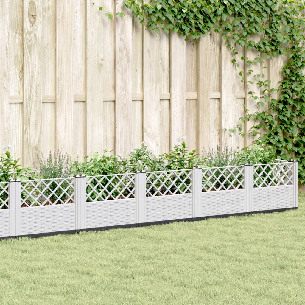Garden Planter With Pegs 123.5X43.5X43.5 Cm Pp