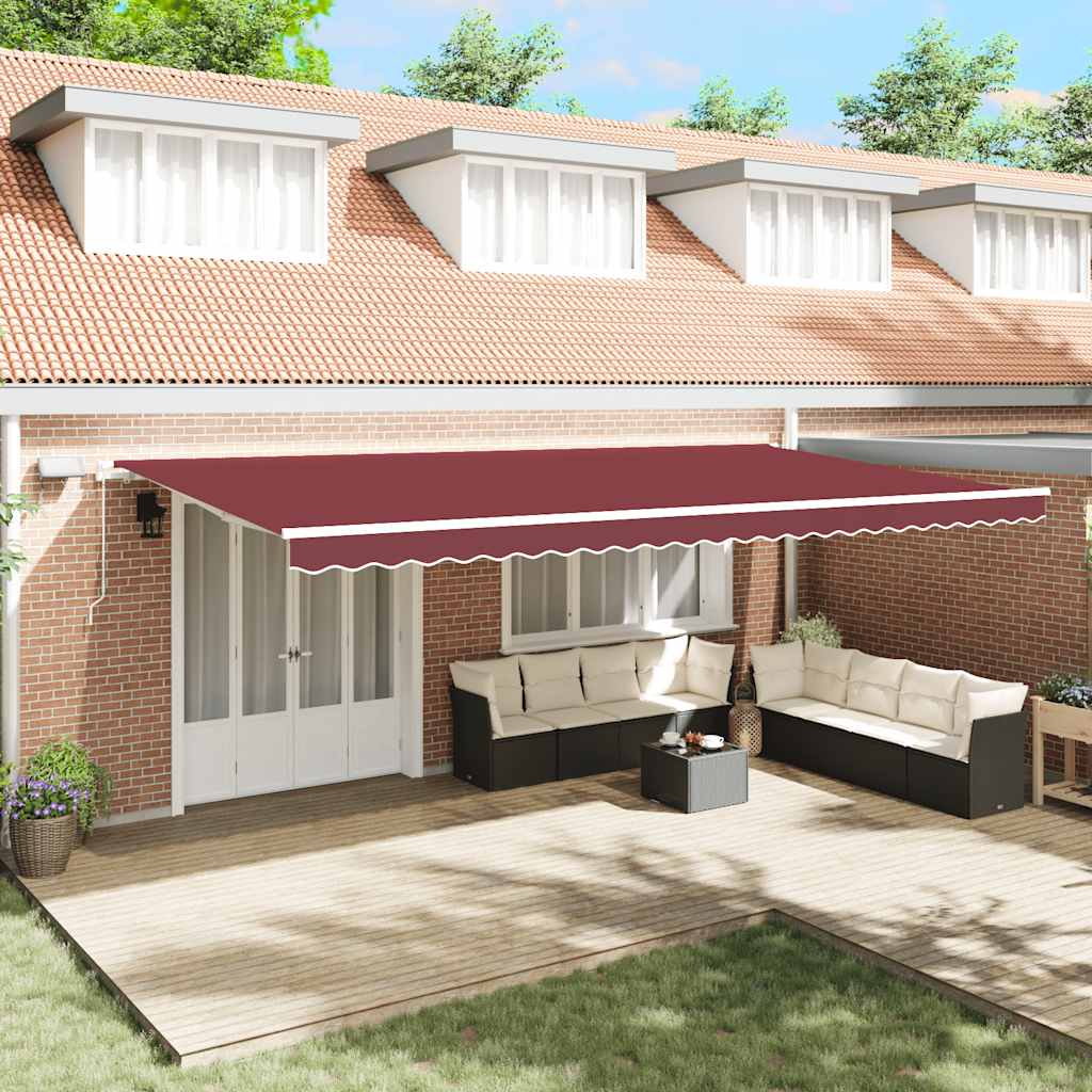Retractable Awning Fabric And Aluminium