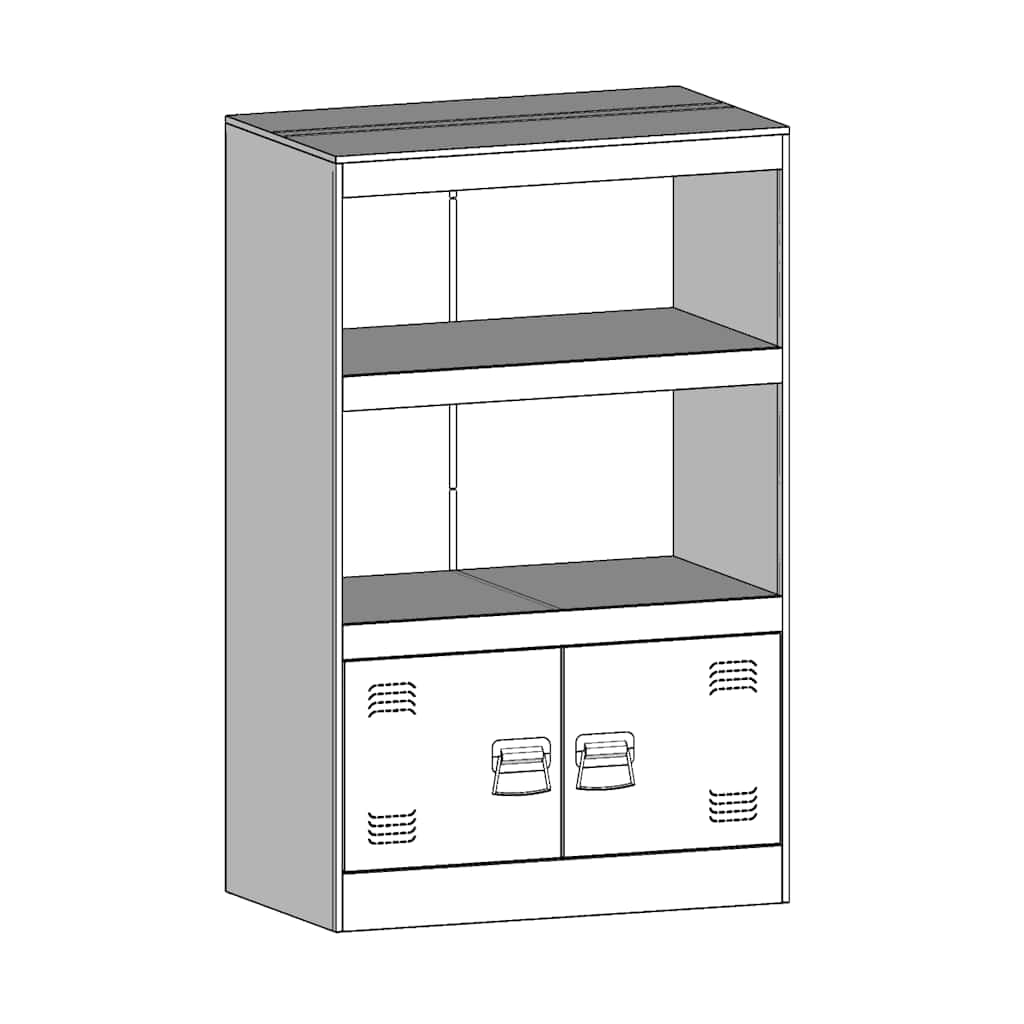 Sideboard 67X39X107 Cm Steel