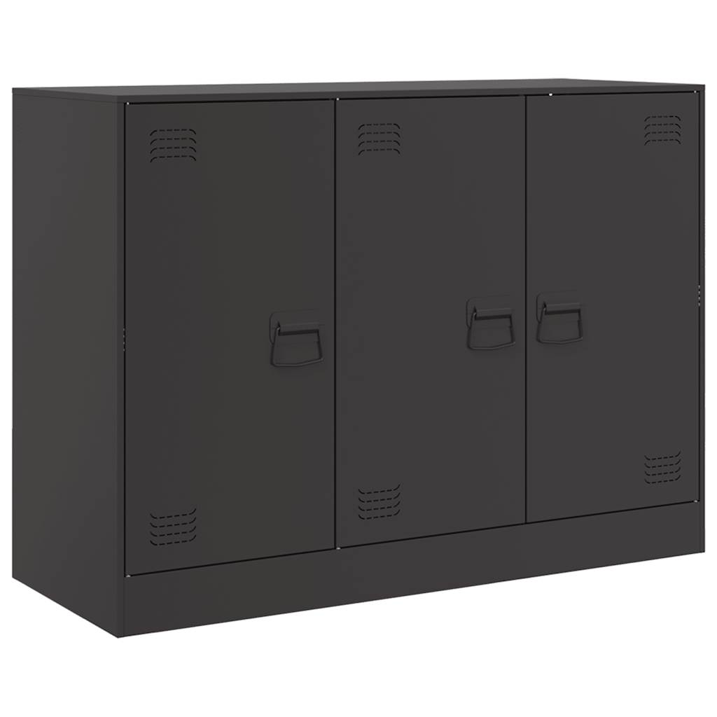 Sideboard 99X39X73 Cm Steel Black Mustard Yellow Pink Anthracite Olive Green LED