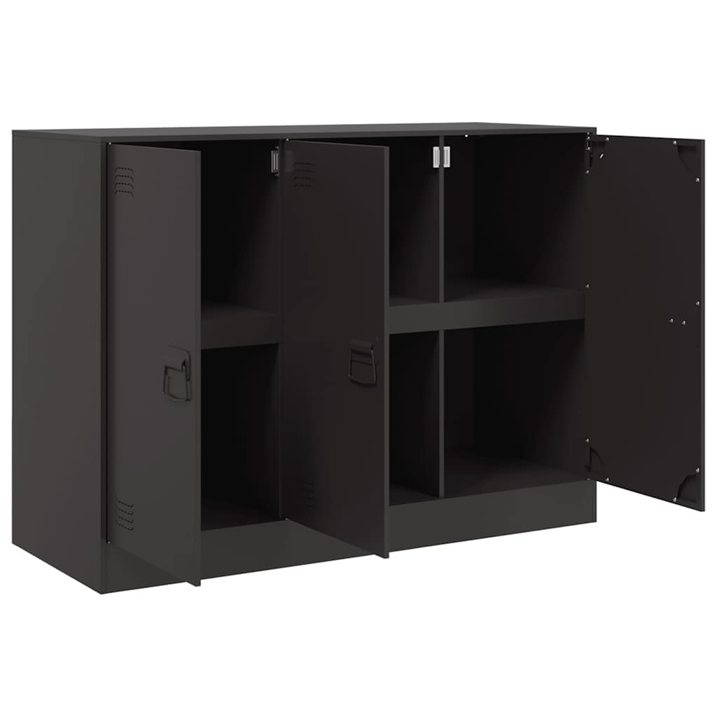 Sideboard 99X39X73 Cm Steel Black Mustard Yellow Pink Anthracite Olive Green LED