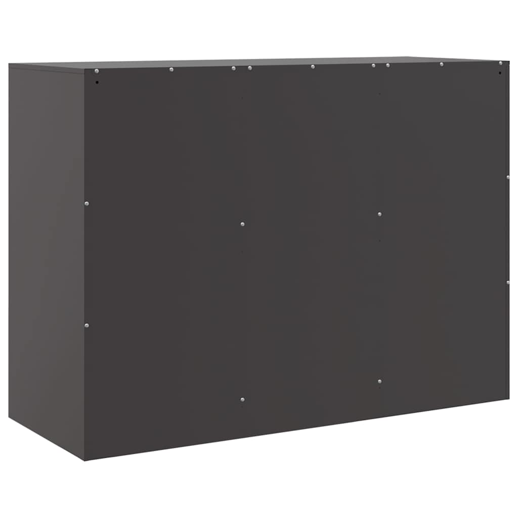 Sideboard 99X39X73 Cm Steel Black Mustard Yellow Pink Anthracite Olive Green LED