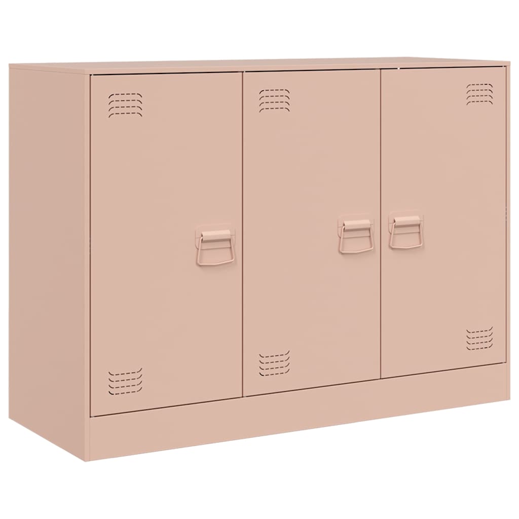 Sideboard 99X39X73 Cm Steel Black Mustard Yellow Pink Anthracite Olive Green LED