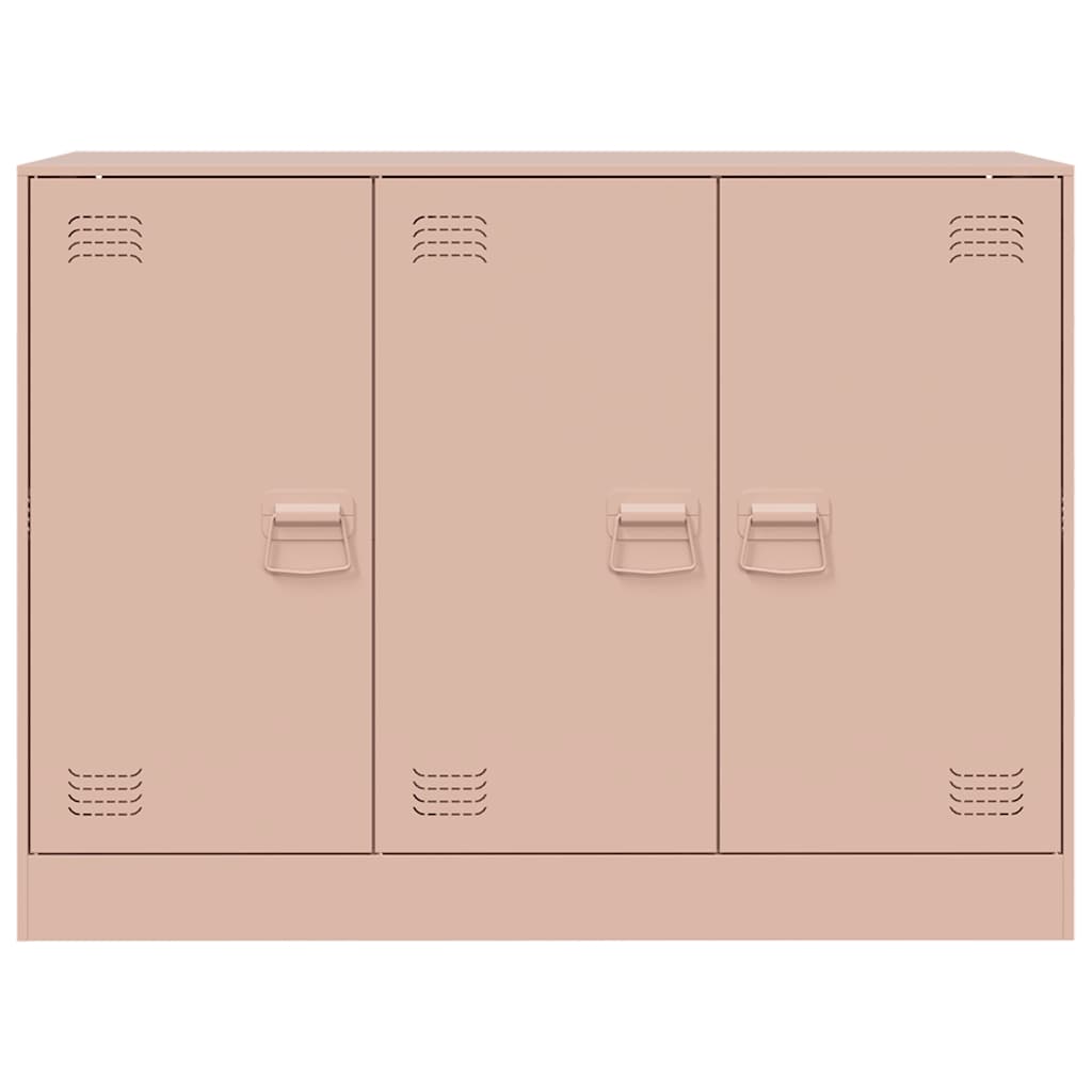 Sideboard 99X39X73 Cm Steel Black Mustard Yellow Pink Anthracite Olive Green LED