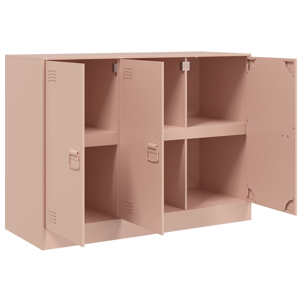 Sideboard 99X39X73 Cm Steel Black Mustard Yellow Pink Anthracite Olive Green LED