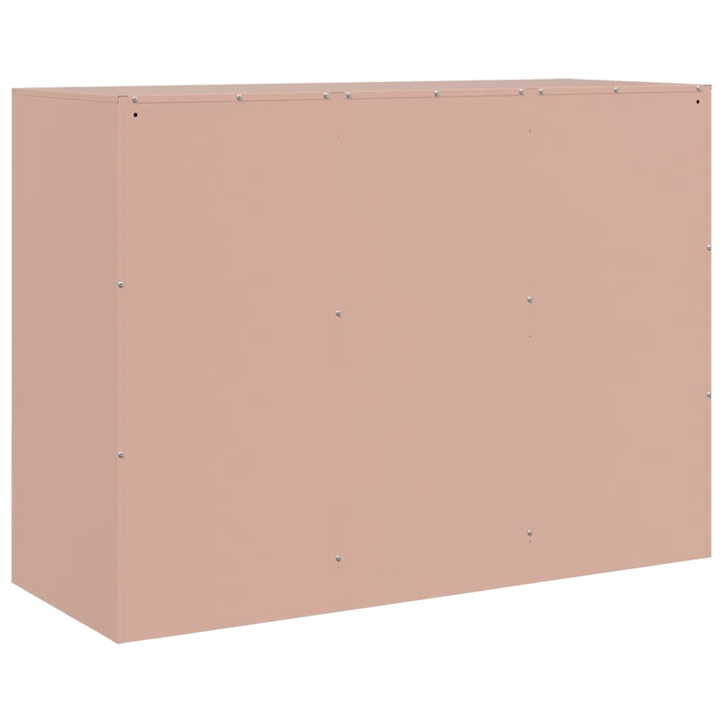 Sideboard 99X39X73 Cm Steel Black Mustard Yellow Pink Anthracite Olive Green LED