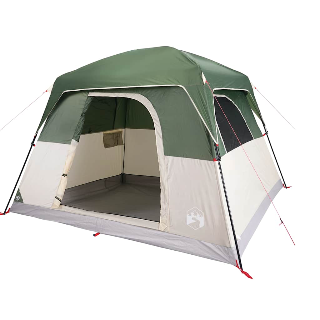 Tents Camping Tent Cabin Waterproof orange blue green 4-person 6-person Foldable