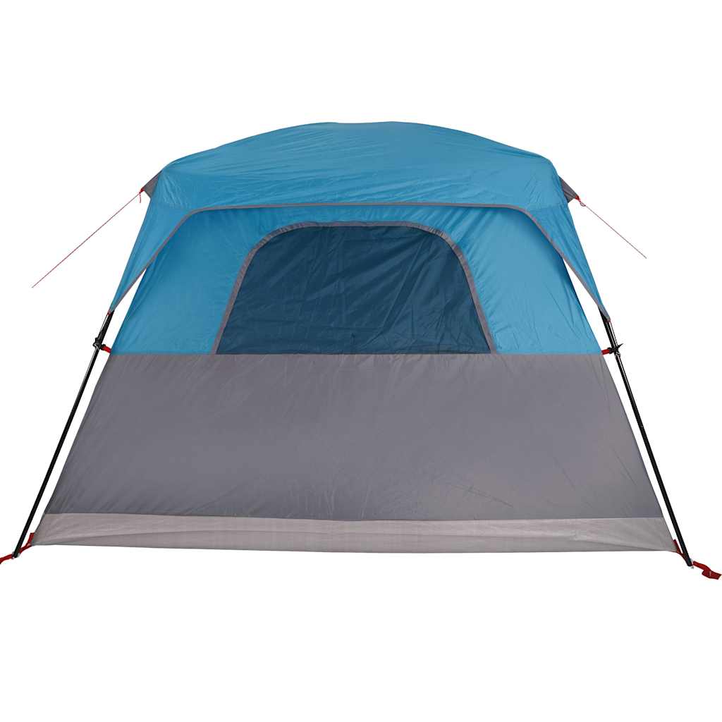 Tents Camping Tent Cabin Waterproof orange blue green 4-person 6-person Foldable