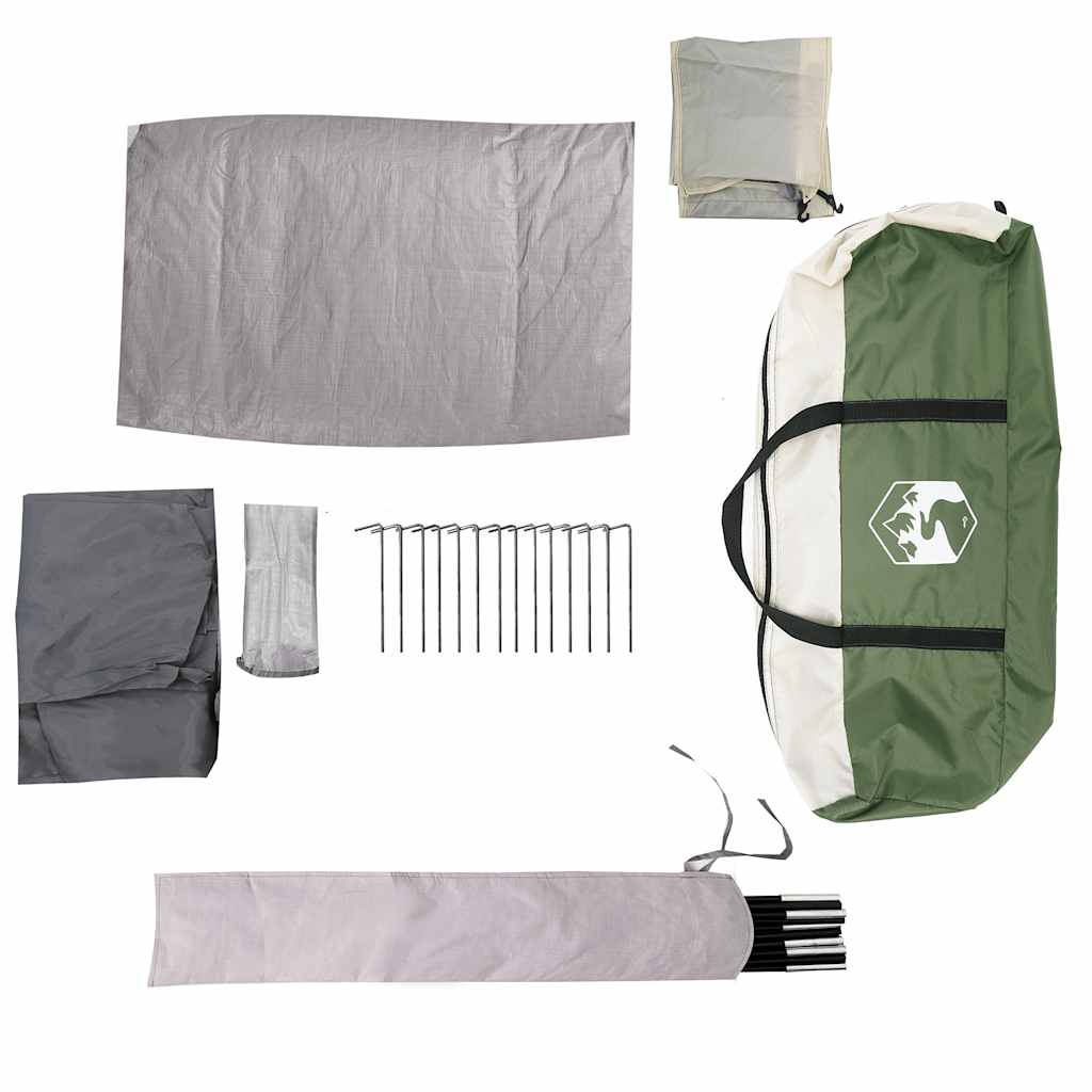 Tents 3 Person Tunnel Camping Tent Waterproof 400x260cm Blue green 3-person 400