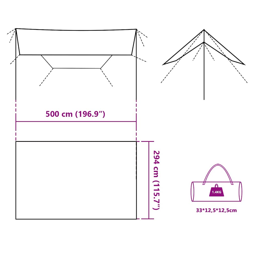 Camping Tarp Waterproof