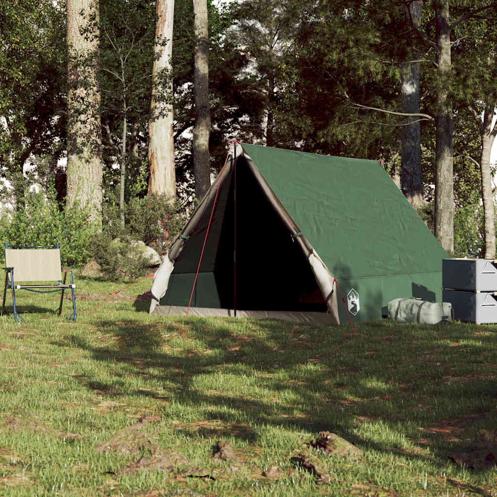 Tents Camping Tent A-Frame 2-Person Waterproof grey and orange green white 210 c