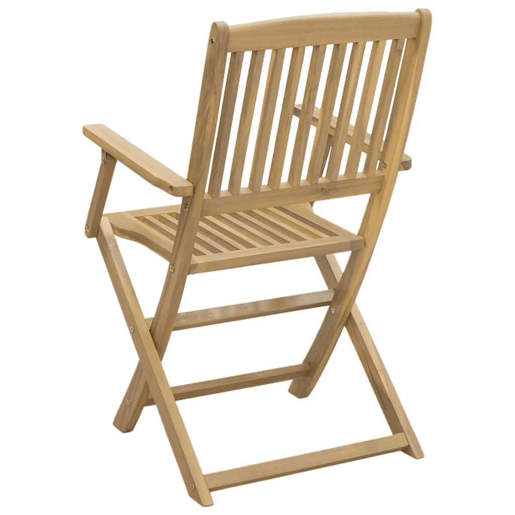 Folding Garden Chairs 2 Pcs 54X61X88 Cm Solid Wood Acacia