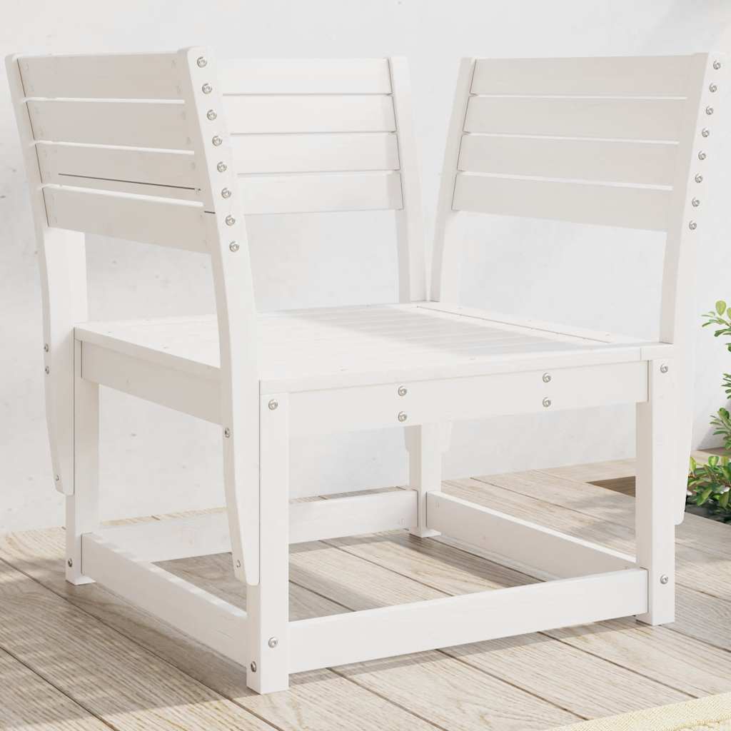 Outdoor Sofas Garden Sofa Grey Solid Pine Wood Medium Modular Natural Pine 83 Cm