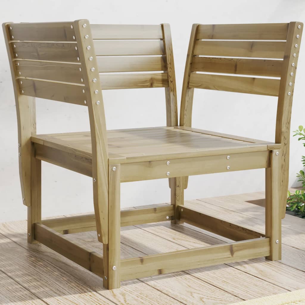Garden Sofa | Grey | Solid Pine Wood | Medium | Modular | Garden Sofa