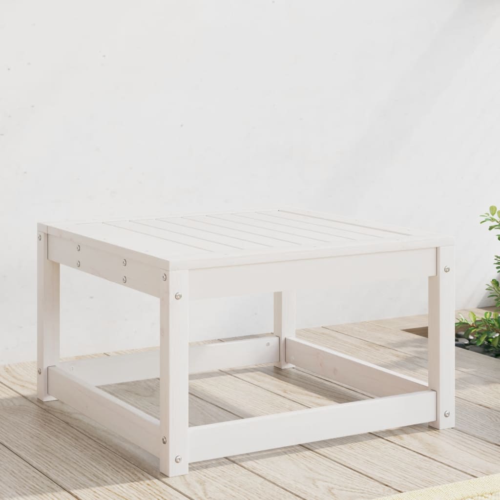 Garden Footstool | Natural Pine | Treated Pine Wood | 63.5 Cm | Modular