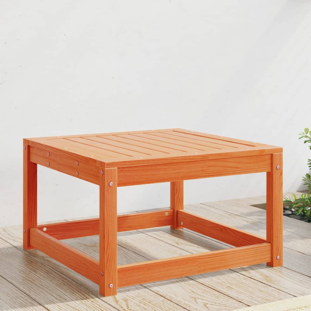 Garden Footstool | Natural Pine | Treated Pine Wood | 63.5 Cm | Modular