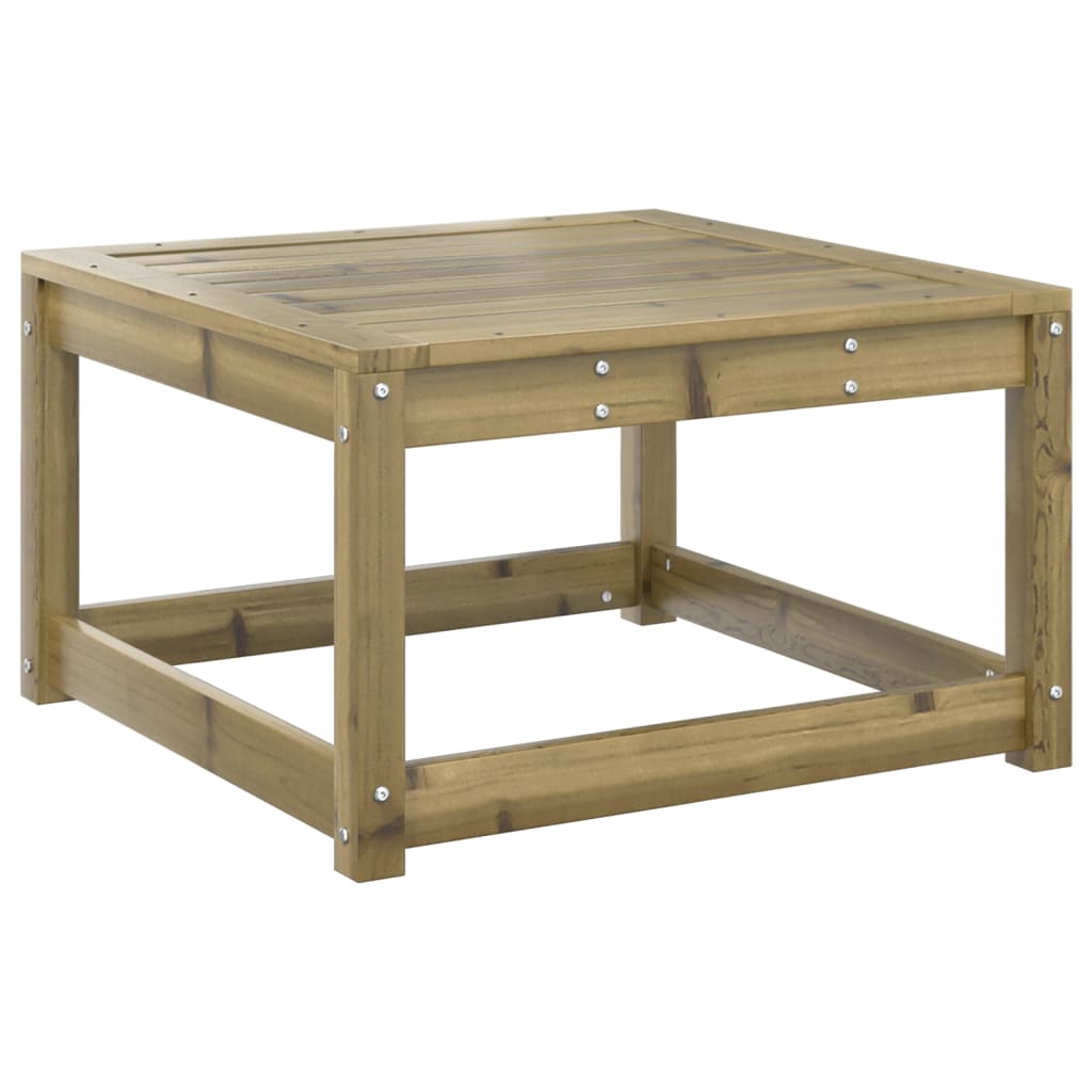 Garden Footstool | Natural Pine | Treated Pine Wood | 63.5 Cm | Modular