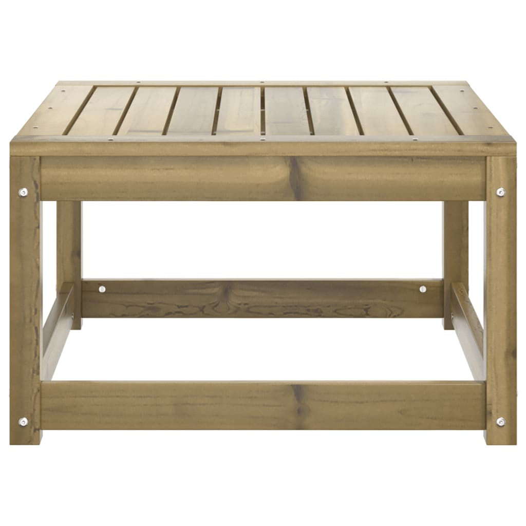 Garden Footstool | Natural Pine | Treated Pine Wood | 63.5 Cm | Modular
