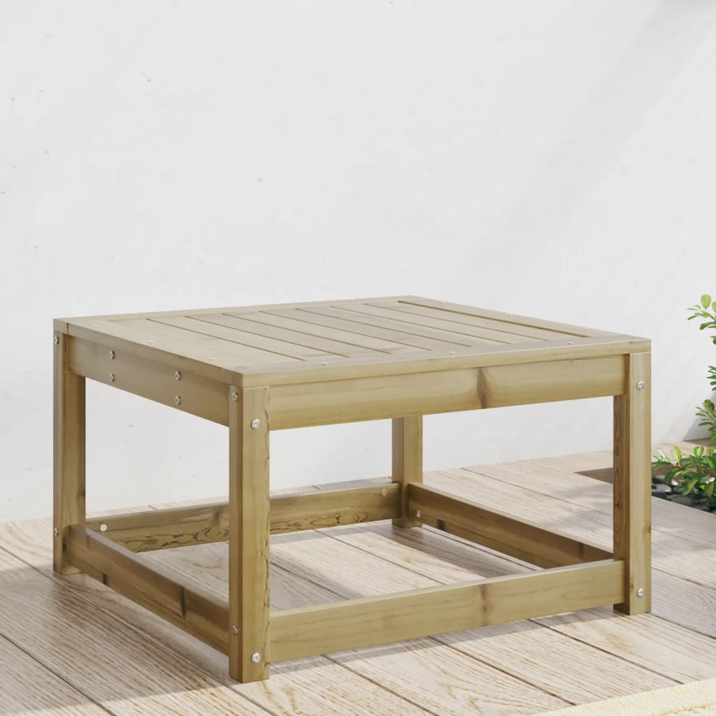 Garden Footstool | Natural Pine | Treated Pine Wood | 63.5 Cm | Modular