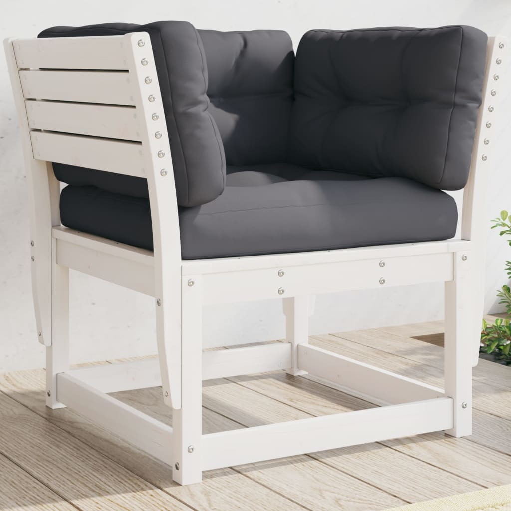 Garden Sofa | Grey | Solid Pine Wood | Medium | Modular | Garden Sofa