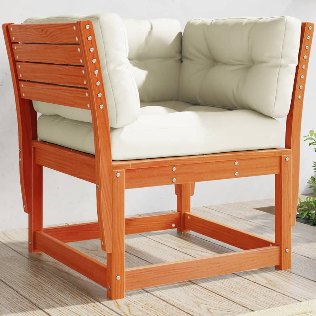 Garden Sofa | Grey | Solid Pine Wood | Medium | Modular | Garden Sofa