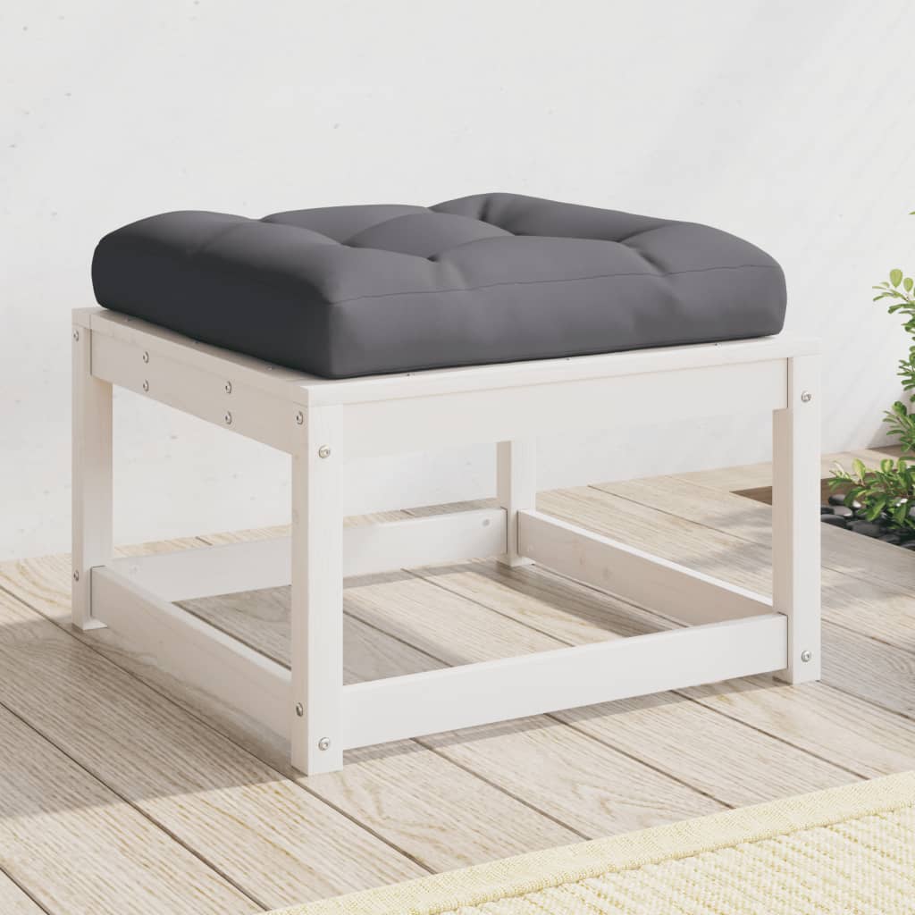 Garden Footstool | Natural Pine | Treated Pine Wood | 63.5 Cm | Modular