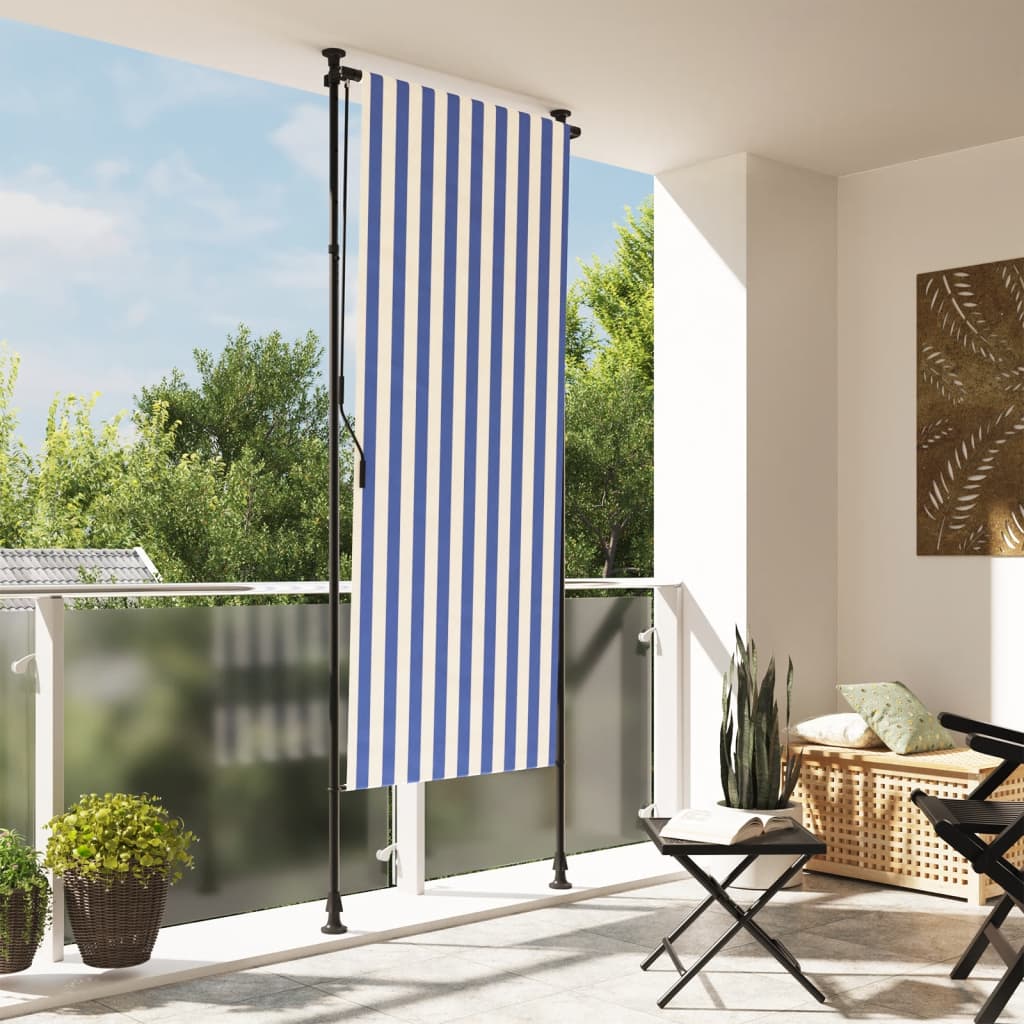 Outdoor Roller Blind And White Fabric&Steel