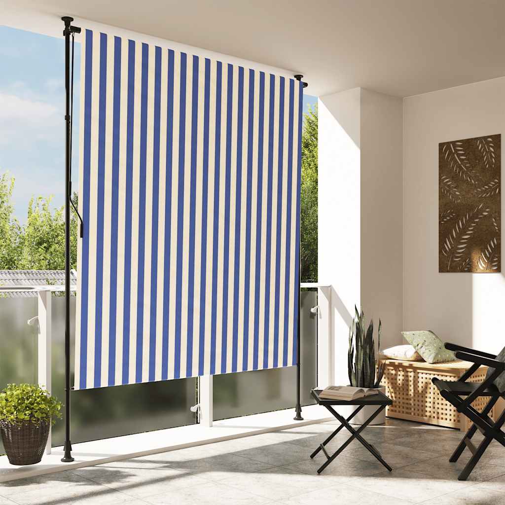 Outdoor Roller Blind And White Fabric&Steel