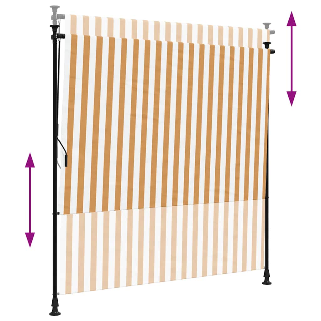 Outdoor Roller Blind And White Fabric&Steel