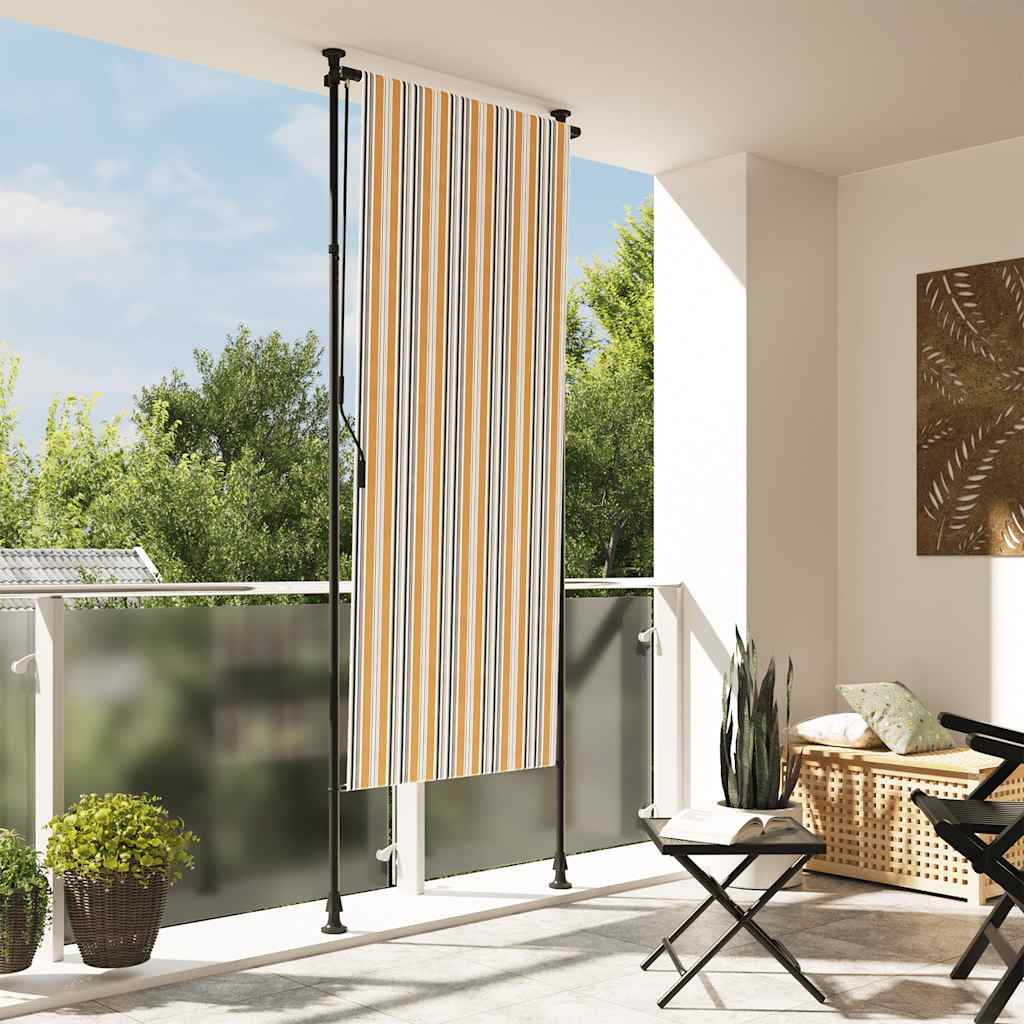 Outdoor Roller Blind And White Fabric&Steel