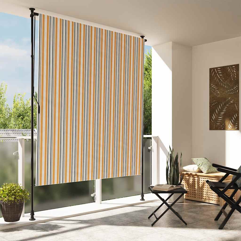Outdoor Roller Blind And White Fabric&Steel