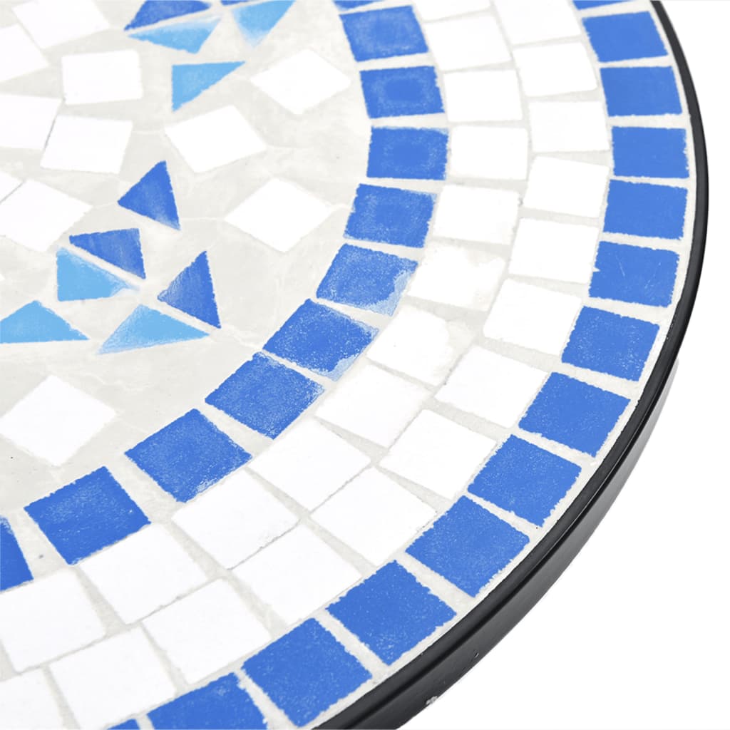 Mosaic Bistro Set Iron And Ceramic