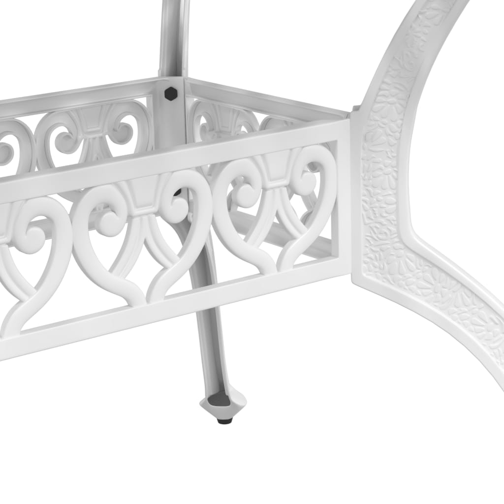 5 Piece Garden Dining Set Cast Aluminium