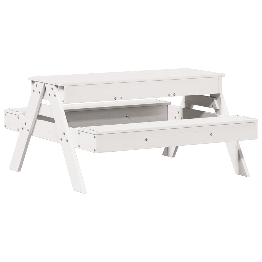 Picnic Table With Sandpit For Kids Solid Wood Pine