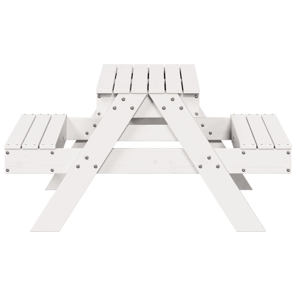 Picnic Table With Sandpit For Kids Solid Wood Pine