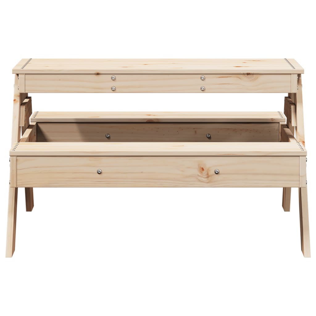 Picnic Table For Kids 88X97X52 Cm Solid Wood Pine
