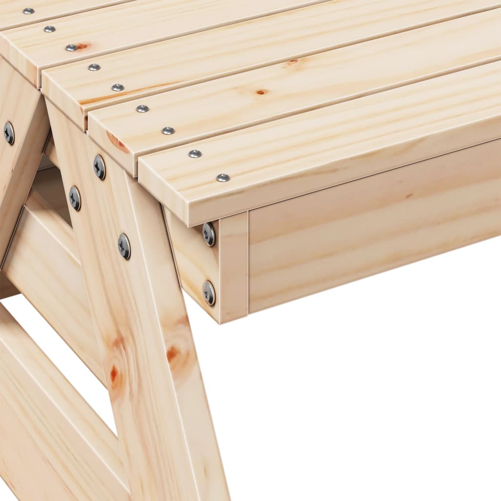 Picnic Table For Kids 88X97X52 Cm Solid Wood Pine