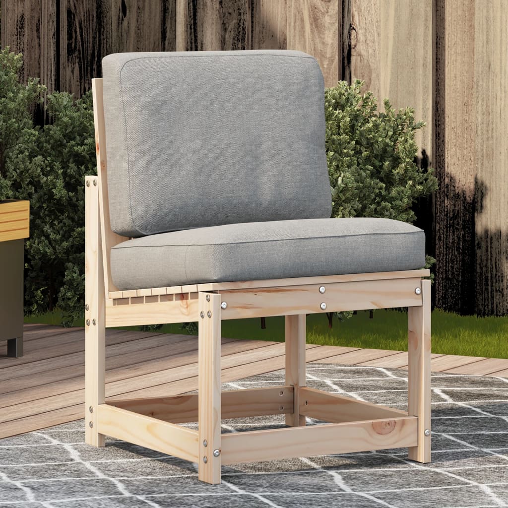 Garden Chair 50.5X55X77 Cm Solid Wood Pine
