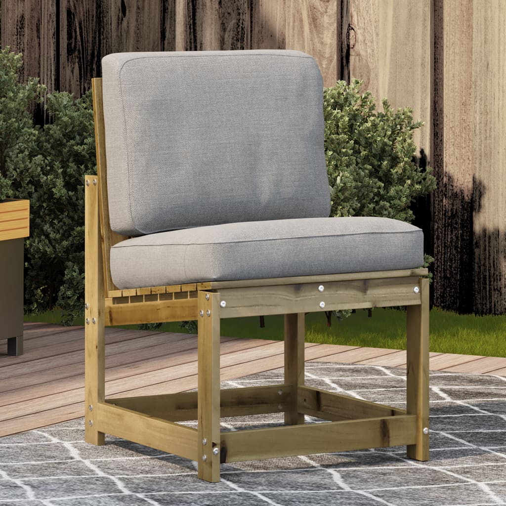 Garden Chair 50.5X55X77 Cm Solid Wood Pine